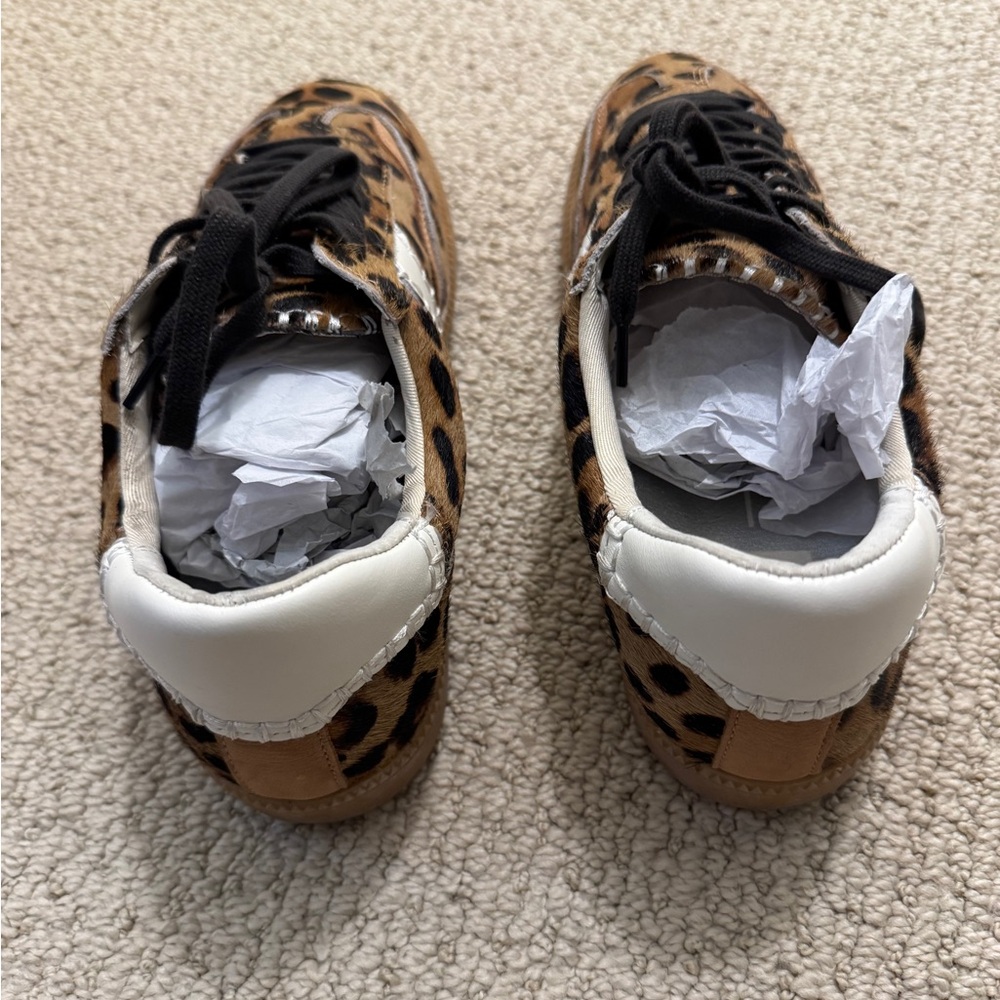 Dolce Vita Leopard Print Sneakers - Picture 3 of 4